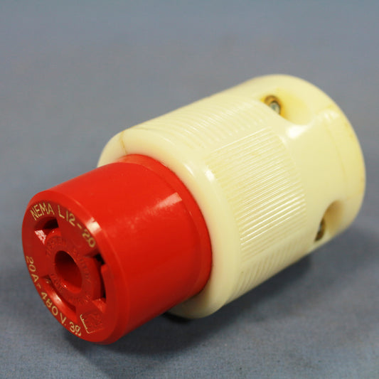 Leviton L12-20 Turn Locking Connector Plug Nema L12-20R 20A 3� 480V Bulk 71220-C