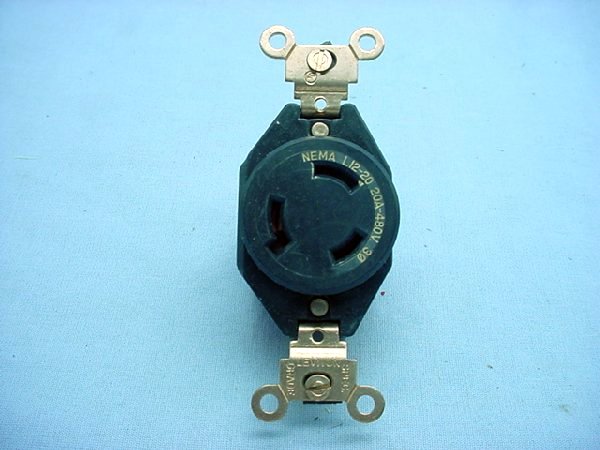 Leviton Locking Receptacle Turn Lock Outlet Nema L12-20R 20A 71220-FR Boxed