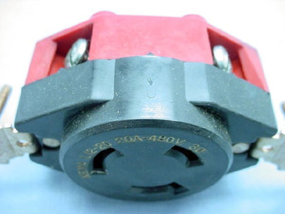 Leviton Locking Receptacle Turn Lock Outlet Nema L12-20R 20A 71220-FR Boxed