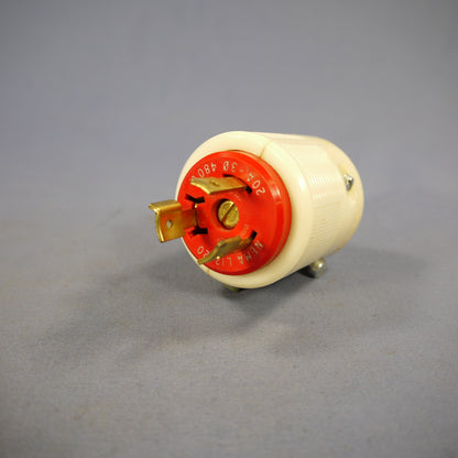 Leviton Nylon Turn Twist Locking Plug Nema L12-20P 20A 480V 3� Bulk 71220-NP