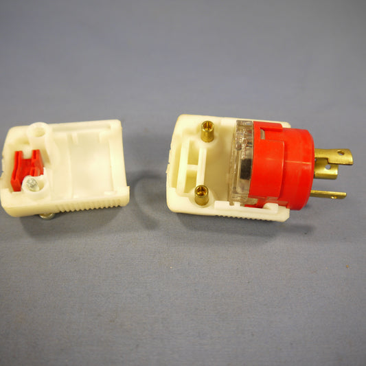 Leviton Nylon Turn Twist Locking Plug Nema L12-20P 20A 480V 3� Bulk 71220-NP