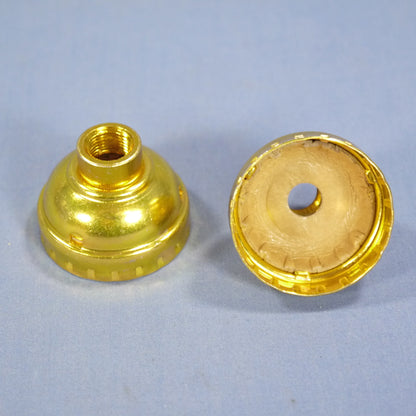 Leviton 7132 Deep Metal Lamp Holder Light Socket 1/8 IPS Cap w/Bushing Bulk 2pcs