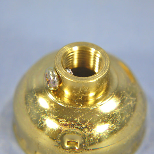 Leviton 7133 Deep Metal Lampholder Light Socket 1/4 IPS Cap + Set Screw Bulk 2pk