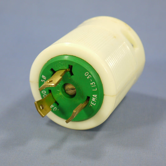 Leviton Turn Locking Plug Twist Lock Nema L13-30P 30A 600V 3� 71330-P Boxed