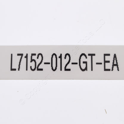 Leviton 7152-012-GT Gold 12 Feet Lamp Cord w/Plug 18AWG 18/2 SPT-2 105c P/S Cord