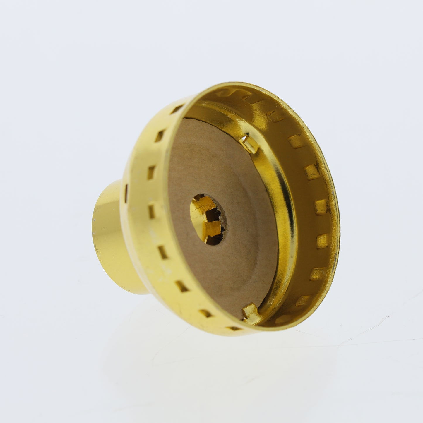Leviton Deep Brass Lampholder Light Socket Cap 1/4 IPS Bushing w/ Set Screw 7159