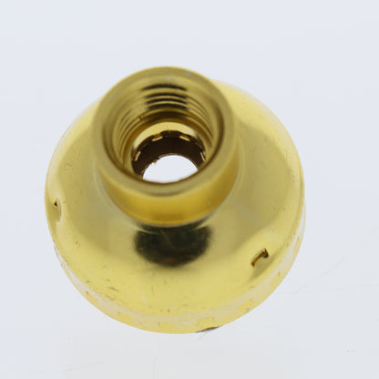Leviton Deep Brass Lampholder Light Socket Cap 1/4 IPS Bushing w/ Set Screw 7159