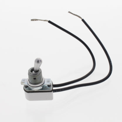 Leviton 720-L1 Metal Bat Toggle Switch 3A SPST ON/OFF Single Pole Single Throw