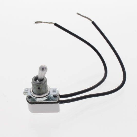 Leviton 720-L1 Metal Bat Toggle Switch 3A SPST ON/OFF Single Pole Single Throw
