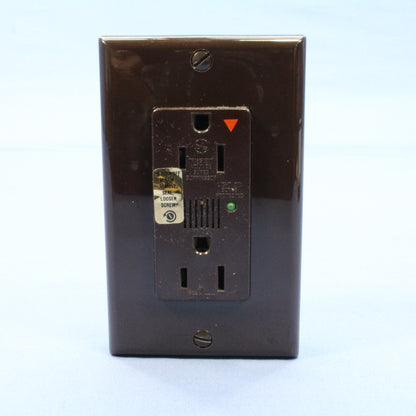 Leviton Alarm Isolated Ground Brown Surge Receptacle Outlet 5-15R 15A 7280-IG