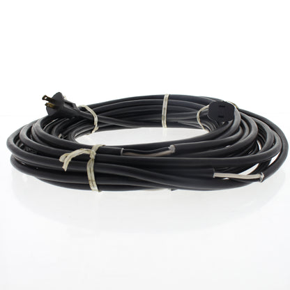 Leviton 7389 Black 50' No-Grounding Polarized Extension Cord for Custom Lighting