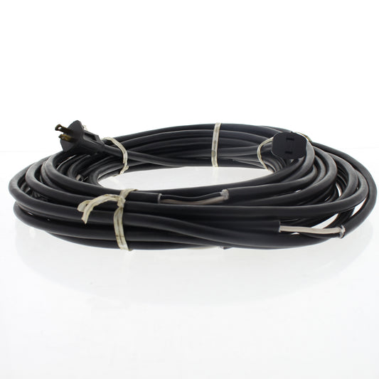 Leviton 7389 Black 50' No-Grounding Polarized Extension Cord for Custom Lighting