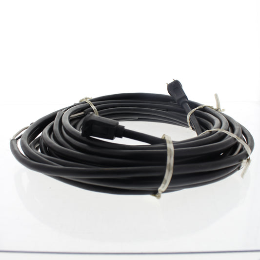 Leviton 7389 Black 50' No-Grounding Polarized Extension Cord for Custom Lighting