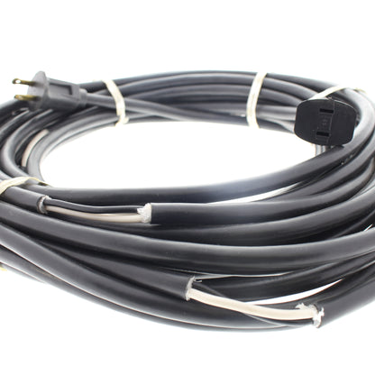 Leviton 7389 Black 50' No-Grounding Polarized Extension Cord for Custom Lighting