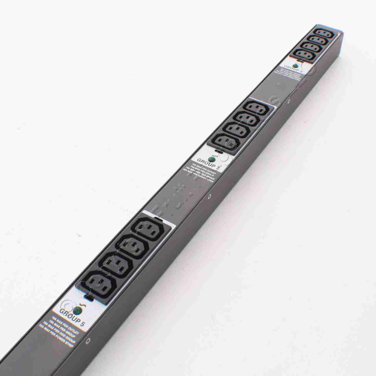 Leviton 7600-A-10-2 Plug Power Strip Grouped Outlets 200-240V 10A rms Max/Group