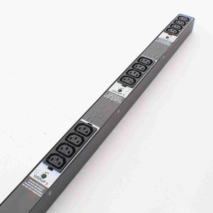 Leviton 7600-A-10-2 Plug Power Strip Grouped Outlets 200-240V 10A rms Max/Group
