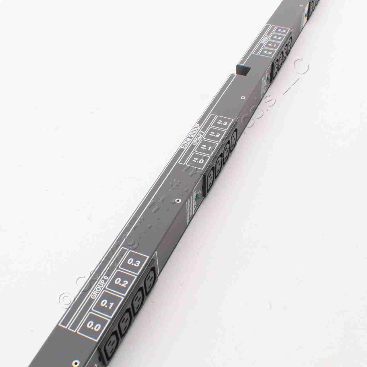 Leviton 7600-A-10-2 Plug Power Strip Grouped Outlets 200-240V 10A rms Max/Group