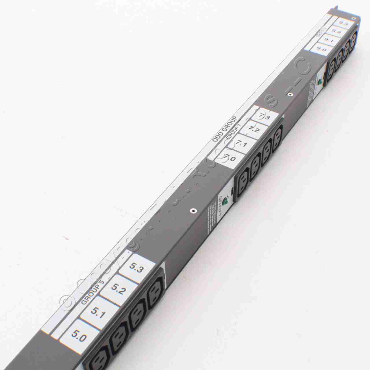 Leviton 7600-A-10-2 Plug Power Strip Grouped Outlets 200-240V 10A rms Max/Group