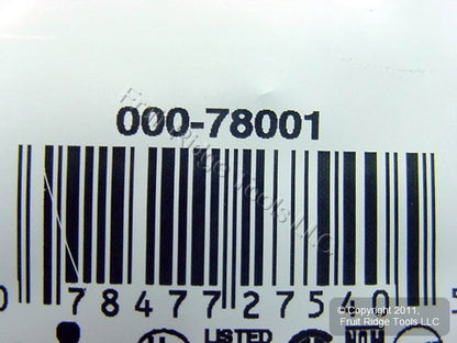 Leviton 78001 Light Almond 1-Gang Toggle Switch Plastic Standard Wallplate Cover