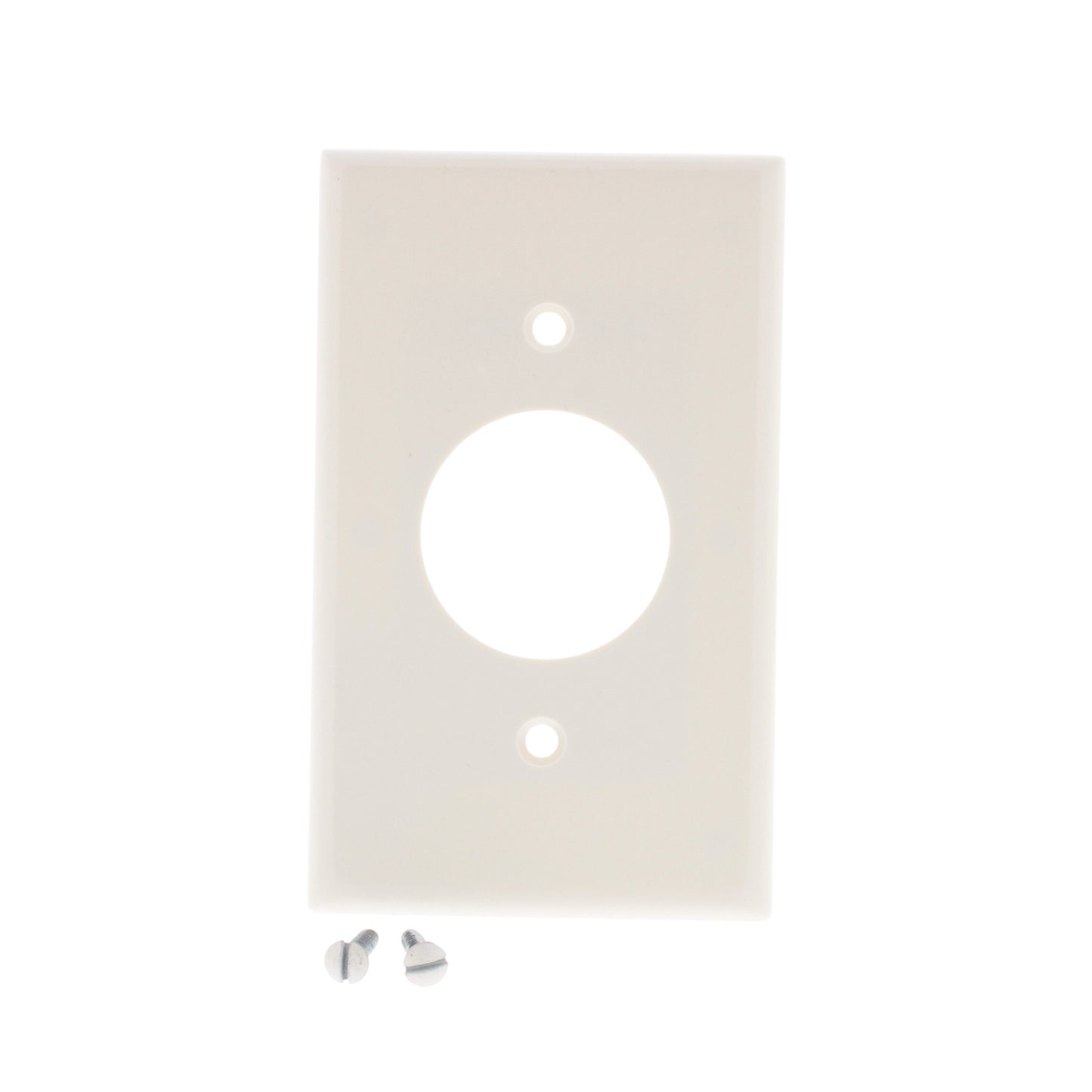 Leviton 78004 Lt Almond 1-Gang 1.406in. Outlet Plastic Standard Wallplate Cover