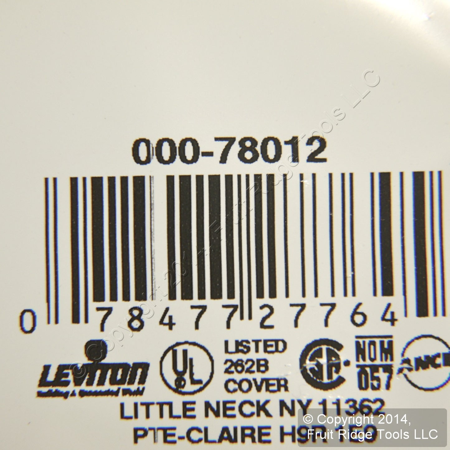 Leviton 78012 Light Almond 4-Gang Plastic Toggle Switch Standard Wallplate Cover