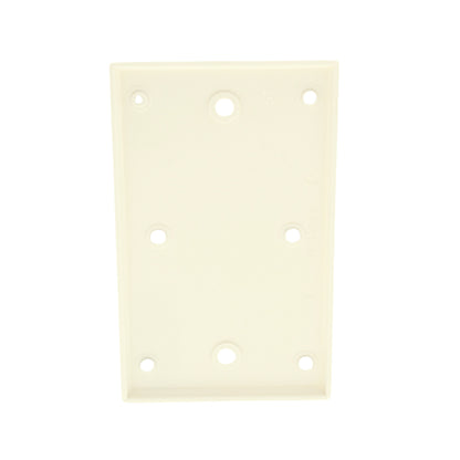Leviton 78014 Light Almond Thermoset 1-Gang Blank Cover Wallplate Box Mount 5pcs