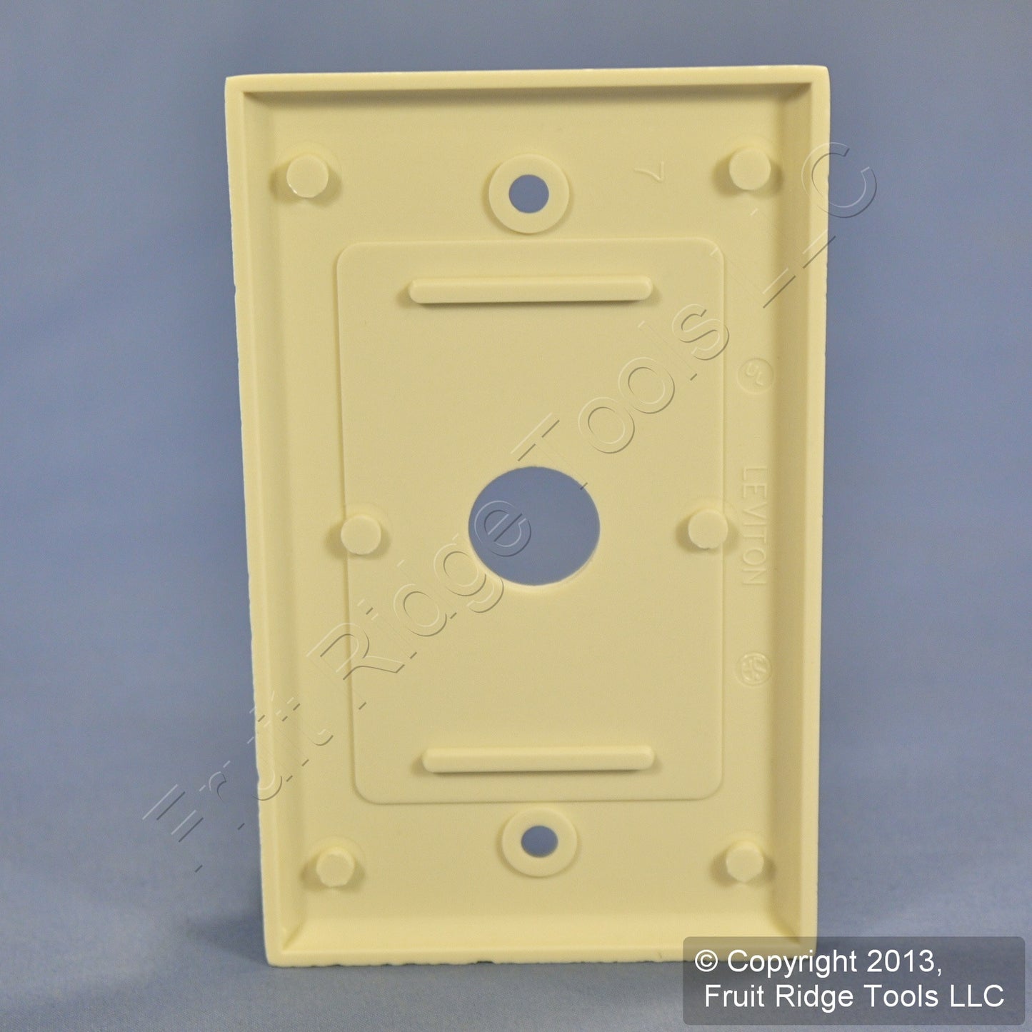 Leviton 78017 Lt Almond 1-Gang Cable Telephone .625" Hole Thermoset Wallplate
