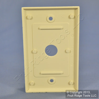 Leviton 78017 Lt Almond 1-Gang Cable Telephone .625" Hole Thermoset Wallplate