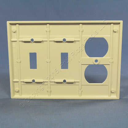 Leviton Light Almond Switch Duplex Receptacle Outlet Cover Wallplate 78021
