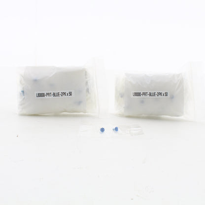 100 Leviton Blue 1/2" Wallplate Cover Mount Screws 6-32 Thread Oval Head 80000