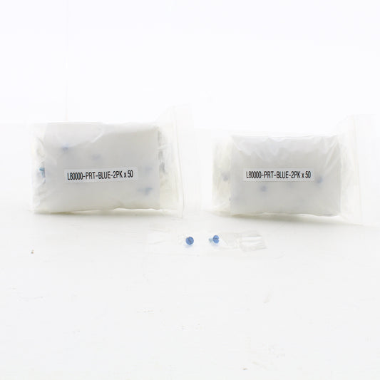 100 Leviton Blue 1/2" Wallplate Cover Mount Screws 6-32 Thread Oval Head 80000