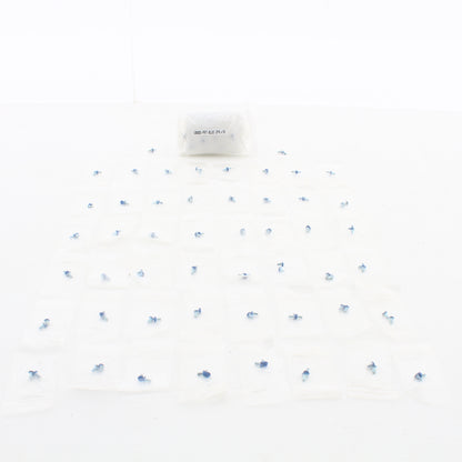 100 Leviton Blue 1/2" Wallplate Cover Mount Screws 6-32 Thread Oval Head 80000