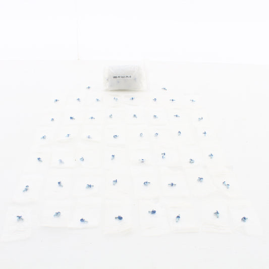 100 Leviton Blue 1/2" Wallplate Cover Mount Screws 6-32 Thread Oval Head 80000
