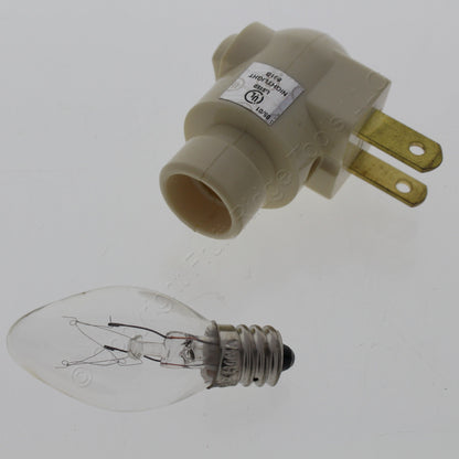 Leviton 801-B Ivory 14W On/Off Nightlight Guide Polarized Non-Grounding