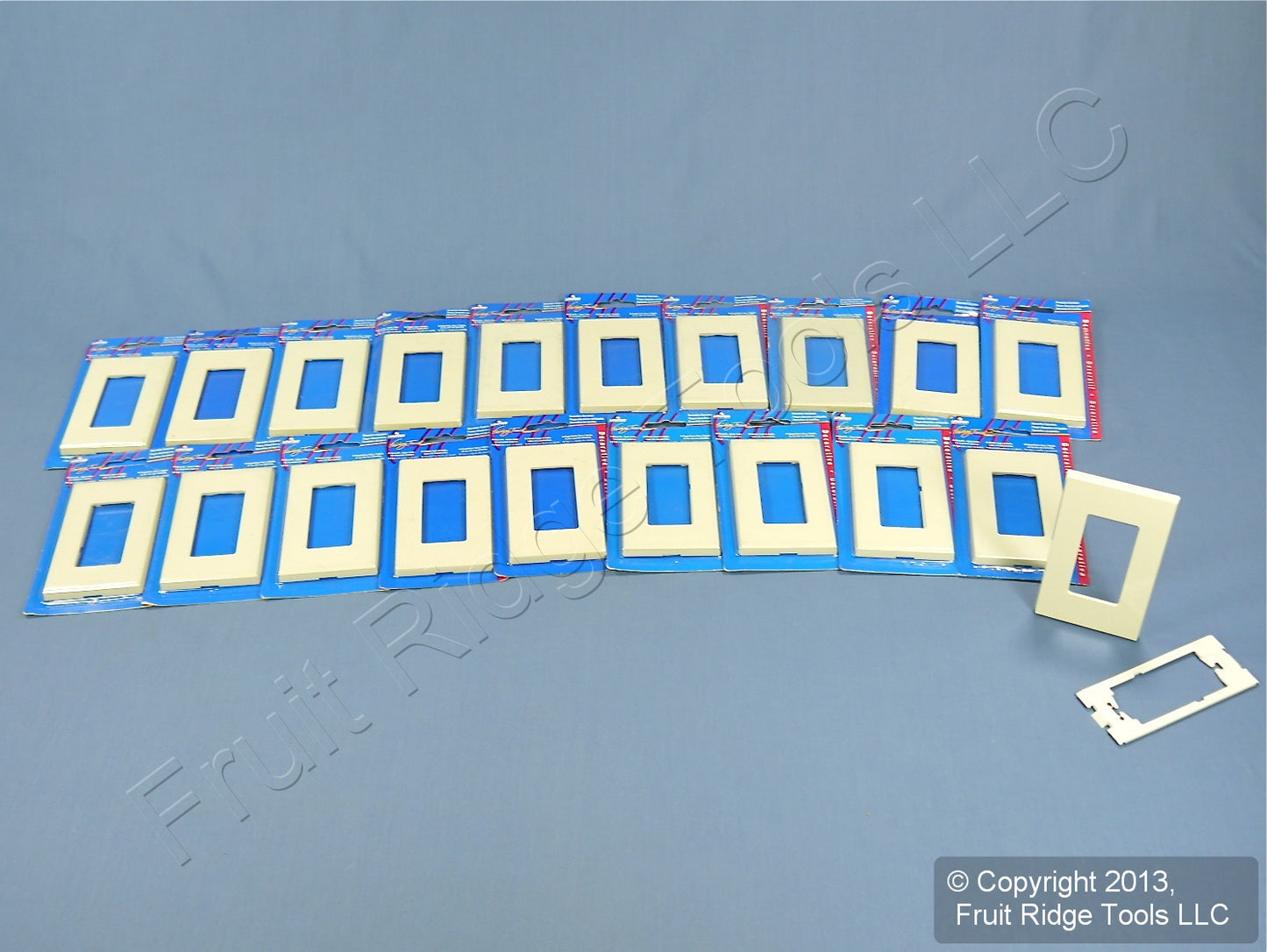 Leviton 80301-A Almond 1-Gang Unbreakable Nylon Decora Wallplate Cover 20pcs