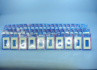 Leviton 80301-A Almond 1-Gang Decora Screwless Nylon Wallplate Covers Gfci 50pcs