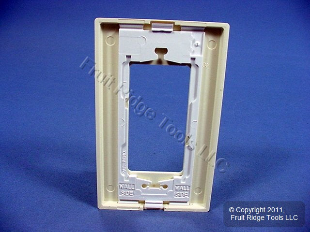 Leviton 80301-A Almond 1-Gang Decora Unbreakable Nylon Standard Wallplate Cover