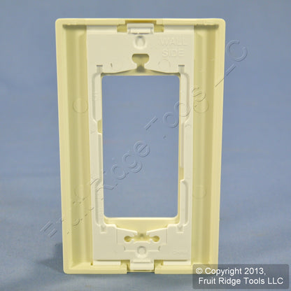 Leviton 80301-SA Almond 1-Gang Decora Unbreakable Nylon Wallplate Cover 20pcs
