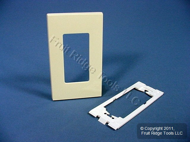 Leviton 80301-SA Almond Decora Screwless GFCI GFI Rocker Switch Cover Wallplate