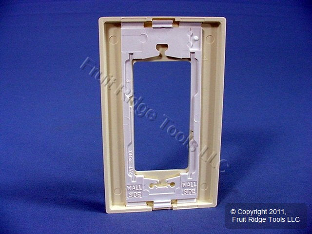Leviton 80301-SA Almond Decora Screwless GFCI GFI Rocker Switch Cover Wallplate