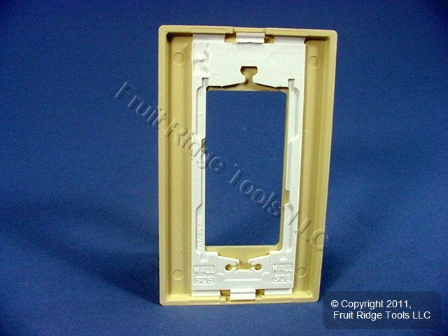 Leviton Ivory Decora Screwless Wallplate Rocker Switch Cover Gfci Gfi 80301-SI
