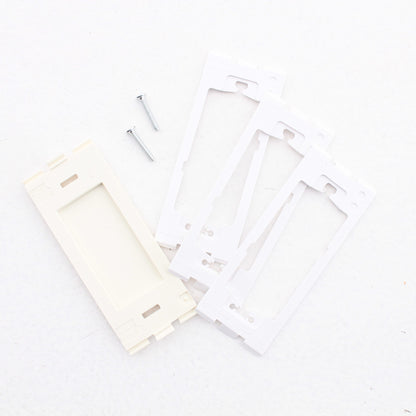Leviton 80314-A Almond 1-Gang Blank Unbreakable Nylon Wallplate Cover Box Mount