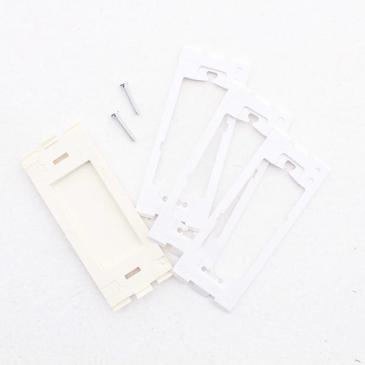 Leviton 80314-A Almond 1-Gang Blank Unbreakable Nylon Wallplate Cover Box Mount