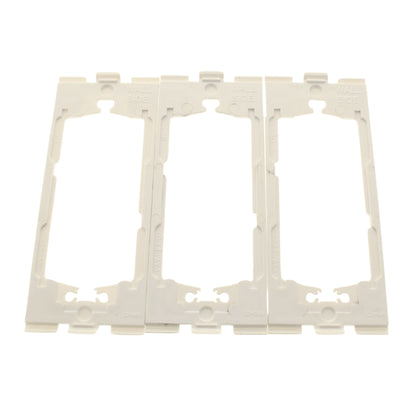 Leviton 80314-A Almond 1-Gang Blank Unbreakable Nylon Wallplate Cover Box Mount
