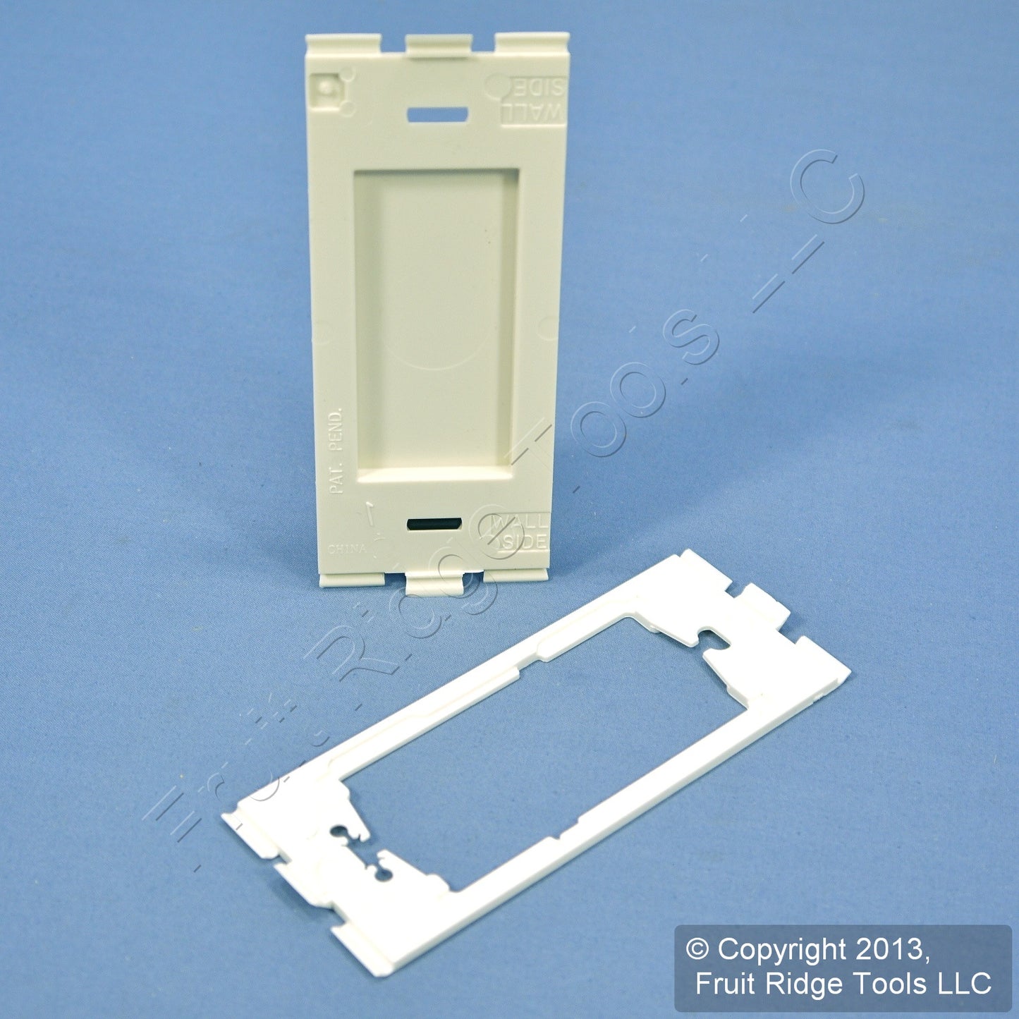 Leviton 80314-T Light Almond 1-Gang Blank Unbreakable Wallplate Cover Box Mount