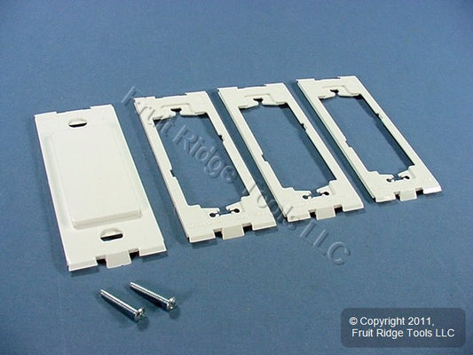 Leviton White Screwless Wall Plate Blank Filler Insert Kit GFCI GFI 80314-W