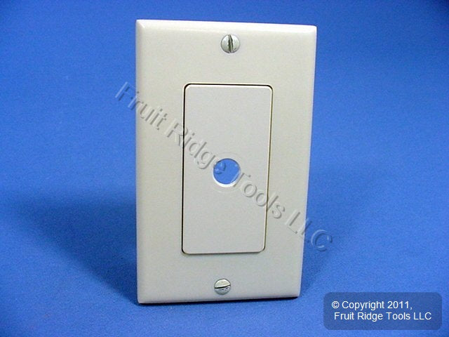Leviton 80400-I Ivory 1-Gang Decora Plastic Standard Wallplate Covers 25-pack