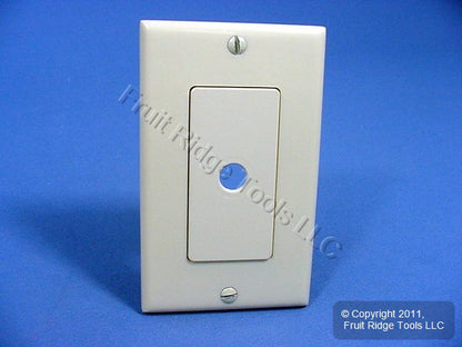 Leviton 80400-I Ivory 1-Gang Decora Plastic Standard Wallplate Covers 25-pack