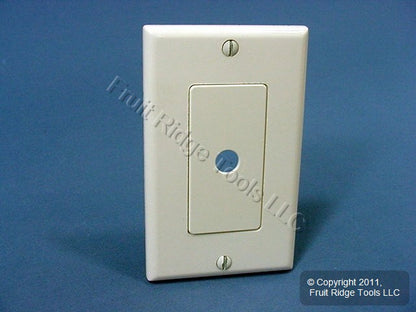 Leviton 80400-W White 1-Gang Plastic Decora GFCI GFI Standard Wallplate Cover