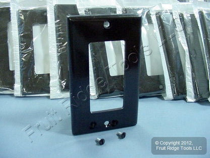 Leviton 80401 Brown 1-Gang Decora GFCI Plastic Standard Wallplate Covers 100pcs